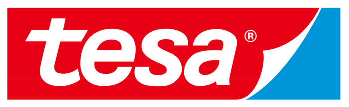 tesa_Logo rødblå med hvid ramme